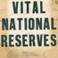 Vital National Reserves Poster