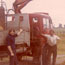 1972 Downpatrick Railway crane being dismantled