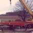 The arrival and installation of the new weigh bridge in 1984